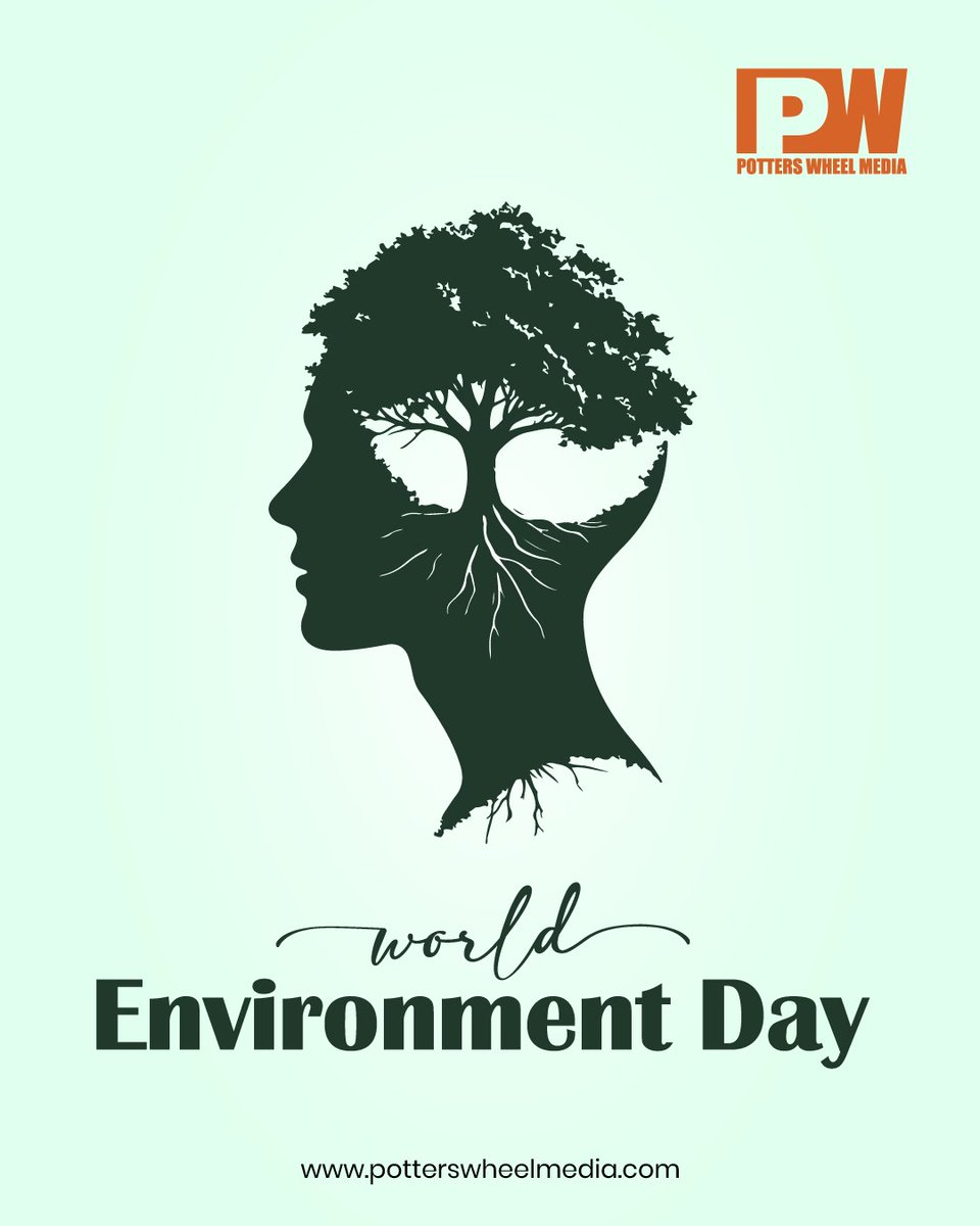 PottersWheelMed's tweet photo. This World Environment Day, let’s remember that sustainability begins with the way we think, create, and act. 💚🌍

As brands, creators, and individuals, every responsible step we take can help shape a  greener tomorrow.

#WorldEnvironmentDay #GoGreen #Sustainability #GreenFuture https://t.co/iqvjyxK3WB