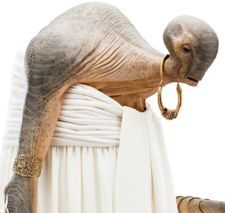 CTropes's tweet photo. Folks are talking about how this Supergirl promo image clearly uses a Star Wars alien/image. But there is a very similar alien in the upcoming movie. I can just about guarantee someone at the studio sent the artist reference for the characters and sent the wrong thing somehow. https://t.co/1hNxP4zTiR