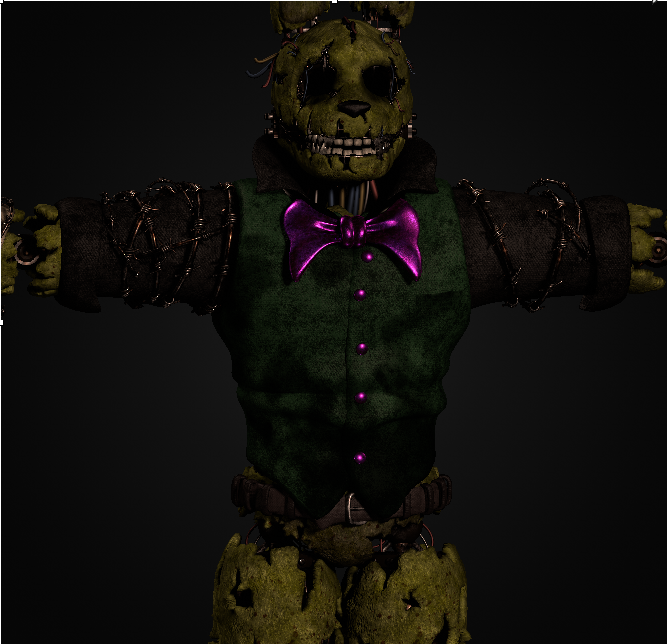 EshJustice's tweet photo. So here's what I've been doing lately

Ennard is so wip and I will refine it further (Maybe redo some parts, I was also thinking about creating my own SL pack)

Springtrap, whose design is based on this sketch(I can say it's completed, but I'll need to add some details)
#FNAF https://t.co/FGqRxdBTso