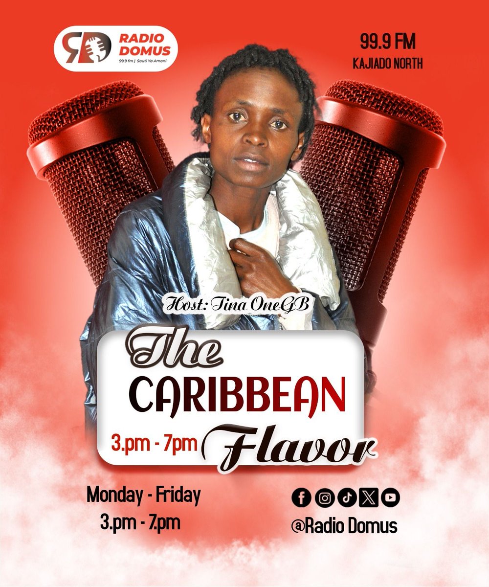 RadioDomus's tweet photo. Throw Back edition tuko ndakas pamoja ndani ya Carribean Flavor show from 3pm to 7pm ..💛 💚 ..Get  ready for positive vibes..
🎶 Stay locked in the reggae train is rolling on !🔥 👊  link: https://t.co/TxHbegqrlS https://t.co/mo3sqgpNmV