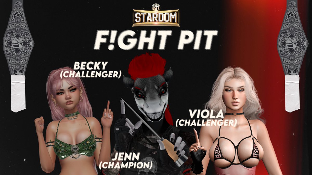 theroguehall's tweet photo. (﹙˓ ‍🚨 ˒﹚)

It's almost time for hell to break loose on night two.

Every match this Saturday will lead to this historic main-event, as three pioneers of Second Life Professional Wrestling will step into what some could argue is the most detrimental structure that has ever been created.

"The Hardcore Freak" Jenn Parkin (c) will defend her Rogue Hall Women's World Championship against "The Reformed" Becky and "The Absolute Legend" Viola Beaumont for the first time ever, surrounded by steel.

Only one will leave as the champion.

Three of the most ruthless athletes that we have ever seen will collide this Saturday at 3:00 PM SLT at "Stardom" LIVE from @theroguehall: https://t.co/W6iWcplX3W