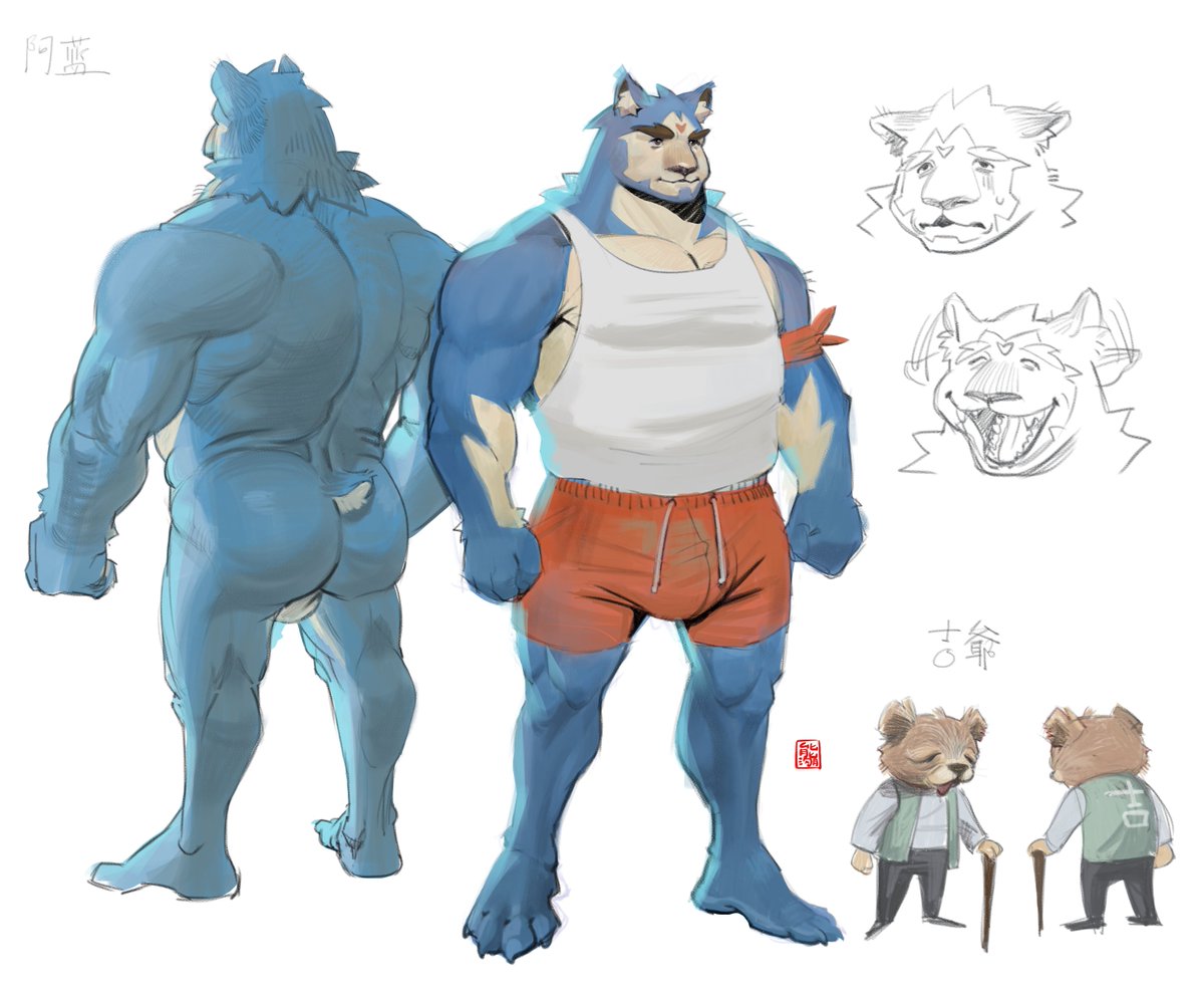 xxxxparda's tweet photo. 阿藍和吉爺
名字完全沒創意
Arlan and Grandpa Chi
I have no creativity when comes to naming lol
#furry https://t.co/UNUfdFsbQg