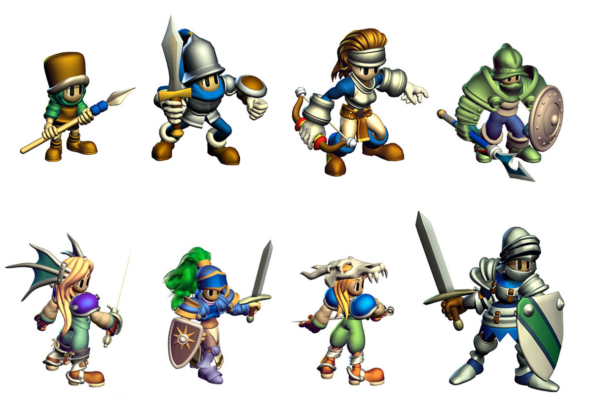 creativeuncut's tweet photo. Characters and troops from Ogre Battle 64: Person of Lordly Caliber.   

More art from the game: https://t.co/i1xp0YHWVC https://t.co/KnyvdQVa6z