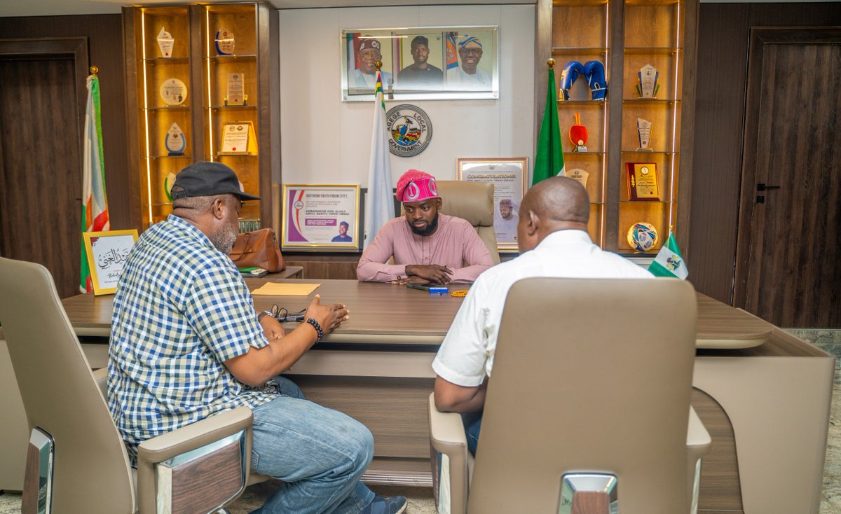 ganiyuobasa2025's tweet photo. I held a strategic meeting with the Council Engineer alongside Engnr. Dayo Odunto, representative of the Lagos State Public Works Corporation, on the rehabilitation of Ilezik Road (Agege Motor Road) and Alfa Nla–Capitol Road.

During the meeting, I expressed deep concern over the inconveniences and challenges the current condition of these roads continues to cause residents, motorists, and businesses within the affected areas.

In response, officials of the Lagos State Public Works explained that the rehabilitation of Alfa Nla–Capitol Road would first require extensive desilting, while the current weather conditions may temporarily affect some operational activities. For Ilezik Road (Agege Motor Road), plans are underway to deploy interlocking stones as part of the rehabilitation process.

Our discussions also extended to other critical roads within the local government requiring urgent attention and intervention, including Akilo Road and Oniwaya Road leading into Old Abeokuta Road.

We remain committed to engaging relevant agencies and pursuing sustainable solutions that improve mobility, reduce hardship, and enhance the quality of life for residents of Agege.

#agege #avo #avoisworking #anewagegeisrising