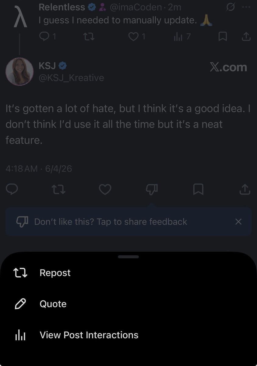imaCoden's tweet photo. @KSJ_Kreative I still get this. :/

Oh well … 🤷 https://t.co/wEm5JfFnzL