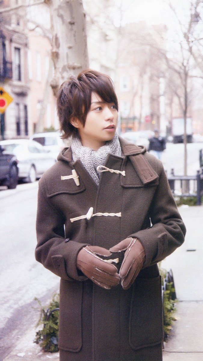 _____arajun's tweet photo. 私の好きな、、いいえ、嵐ファンなら
誰しも好きな冬の名物　ダッフル翔

 #私の好きな嵐 https://t.co/XL6yIkUFyI