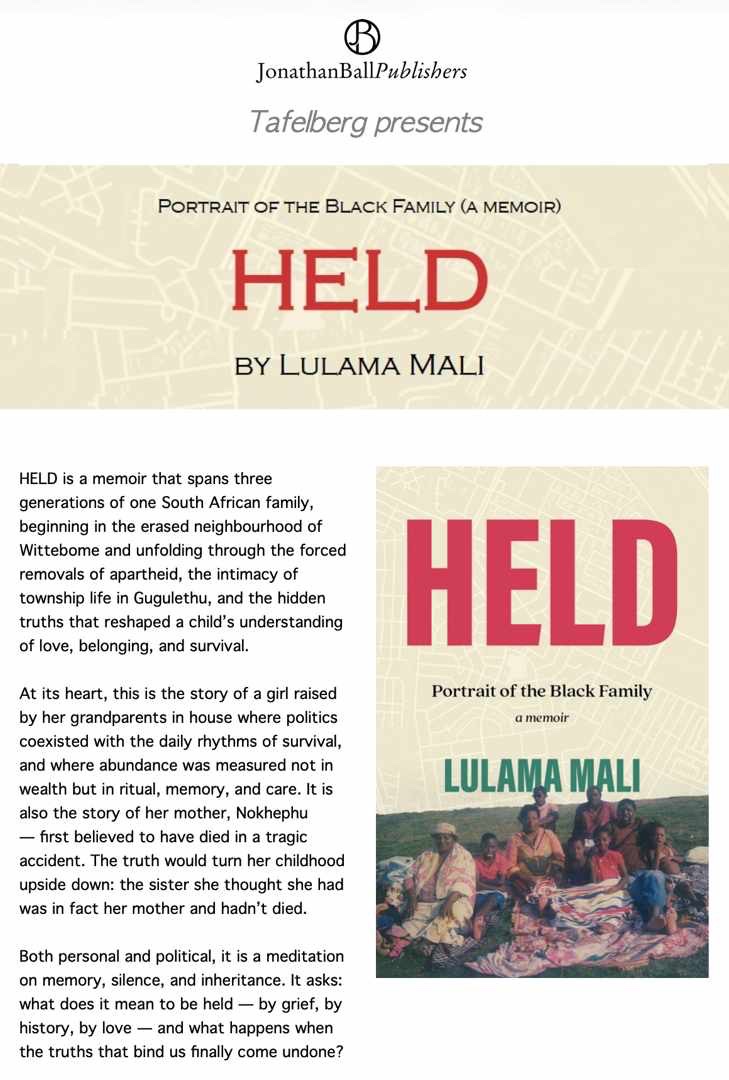 makheswa's tweet photo. ☺️☺️
I have a book coming out this month. Please pre-order it 🥹
https://t.co/Kpr10akJyG https://t.co/Af2h3wt7wA