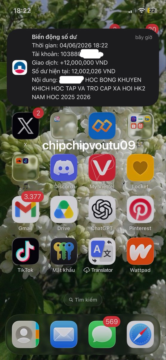 chipchipvotu09's tweet photo. chíp dăm v thui chứ chíp giỏi lắmm, được học bổng của trường đó 🫣 https://t.co/KQikRSLmv7