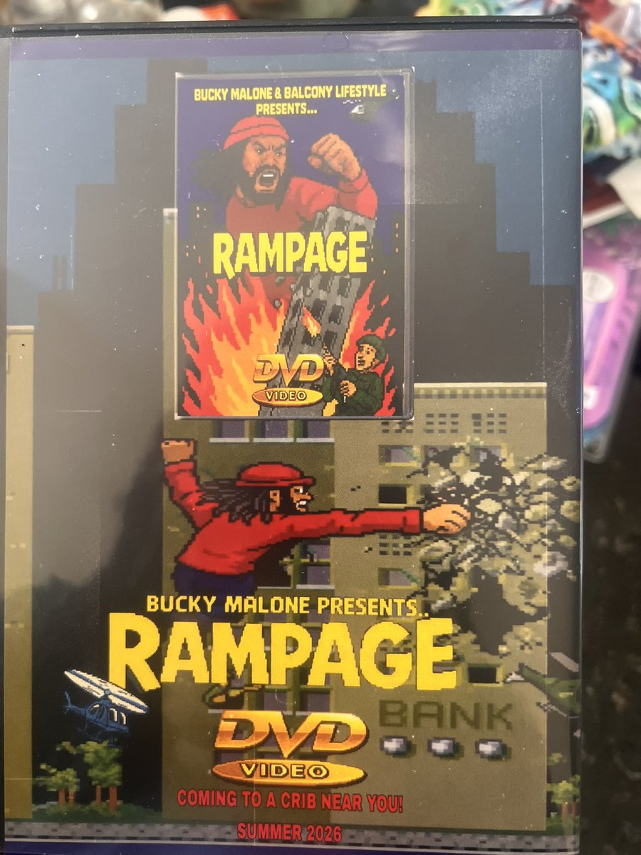 buckymalone703's tweet photo. EVERY GREAT ACT HAS THEIR OWN MUSIC VIDEOS AS A “DVD COMPILATION” 📀🏢🔥 GRAB YOUR COPY OF “RAMPAGE” AHEAD OF MY TOUR &amp; 1ST STOP @ottobuddy https://t.co/QYjUfDDPoZ