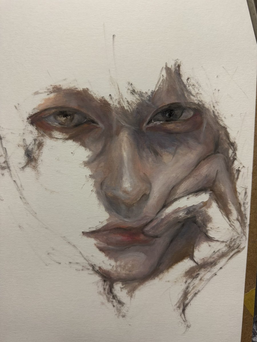 enooon1's tweet photo. 絵の進め方変 https://t.co/EfNTEpE52G