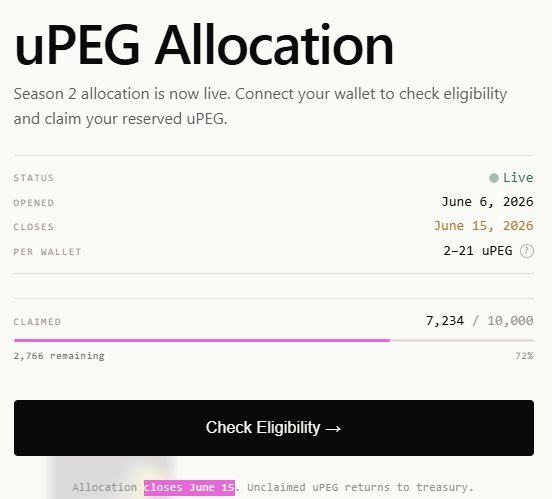 hylofnd_'s tweet photo. @unipegv4 The countdown is almost done. Only two more days left to claim your exclusive $UPEG Rewards. 

Learn more: https://t.co/A9D4ZxqVel https://t.co/4bABDn2mdh