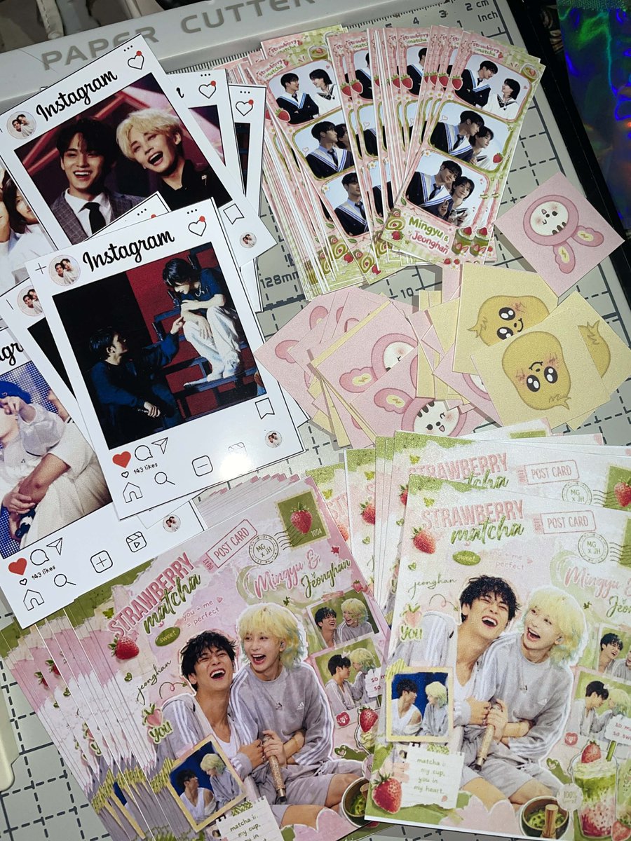 hanwooverse's tweet photo. my freebies for #ABerryMatchawithGyuhan #GyuHan #GYUHANCSE 🩷💚 https://t.co/VdfzvMPgHd