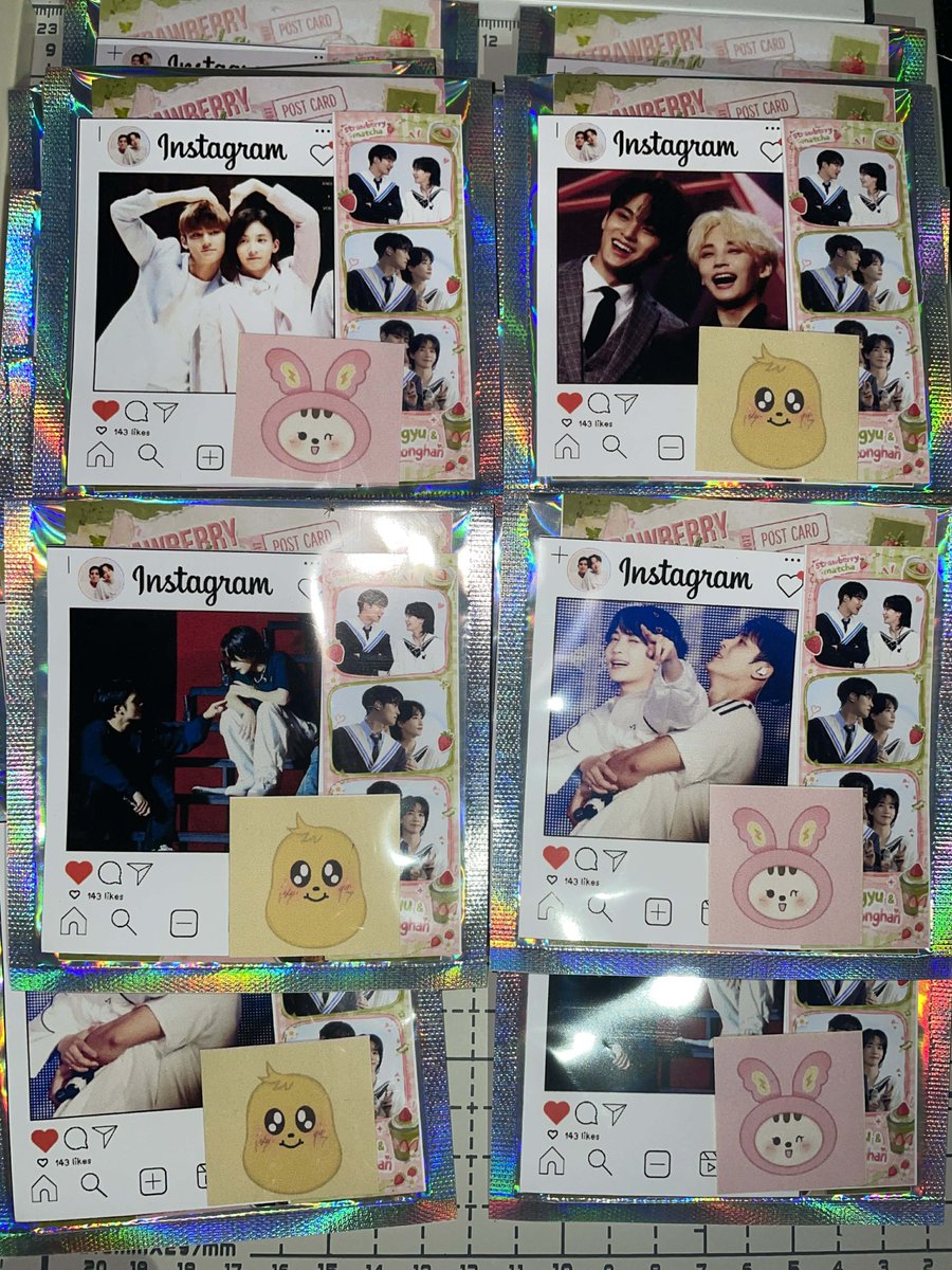 hanwooverse's tweet photo. my freebies for #ABerryMatchawithGyuhan #GyuHan #GYUHANCSE 🩷💚 https://t.co/VdfzvMPgHd