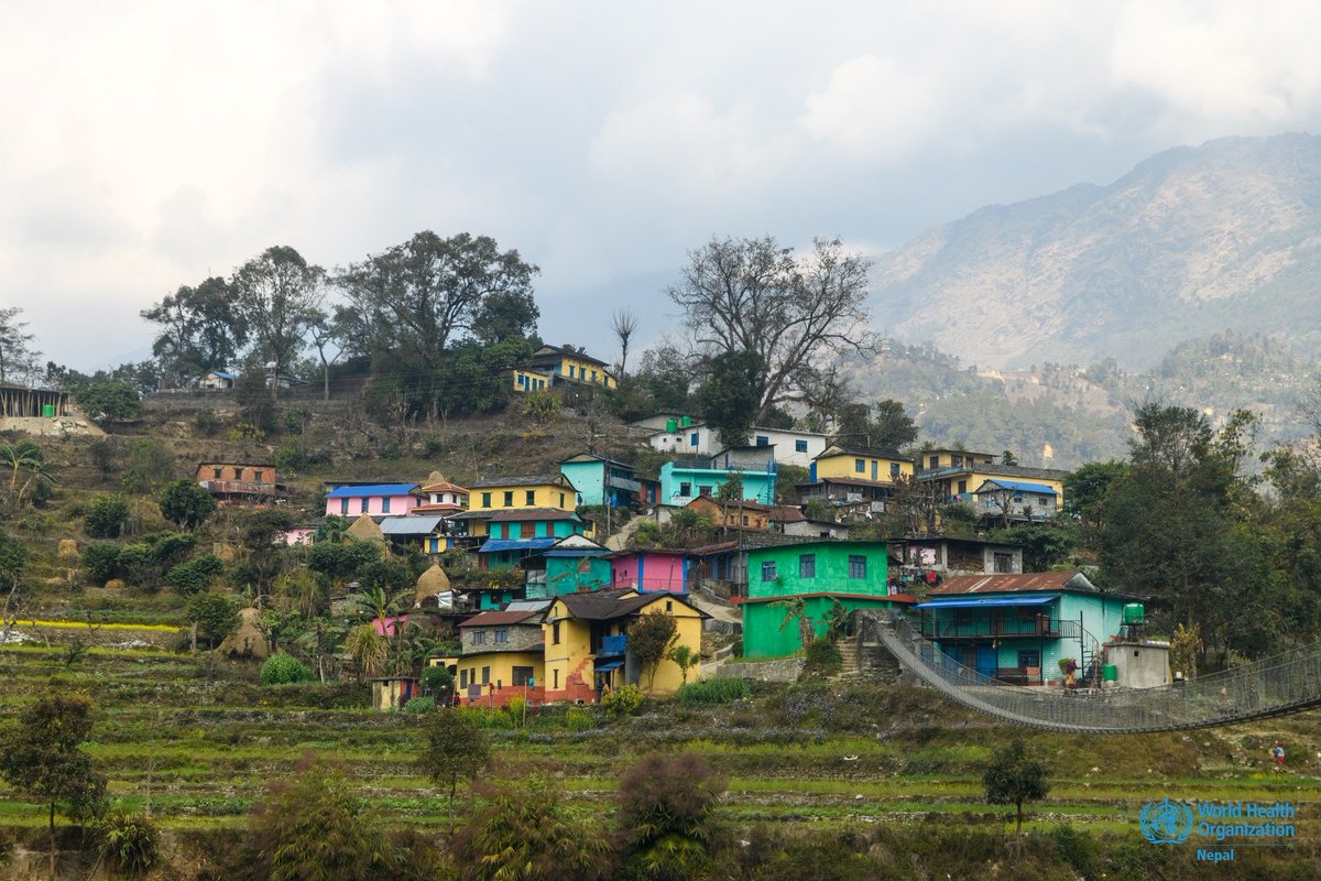 WHONepal's tweet photo. Frequent #floods 🌊 Erratic #rainfall 🌧️ Devastating #landslides 🏔️ Increasing #heatwaves 🥵 Changing disease patterns 🦟

The impacts of #ClimateChange are already being felt across #Nepal. This #WorldEnvironmentDay, let's invest in resilience &amp; preparedness.

#ClimateForNow https://t.co/b2keOyVc81