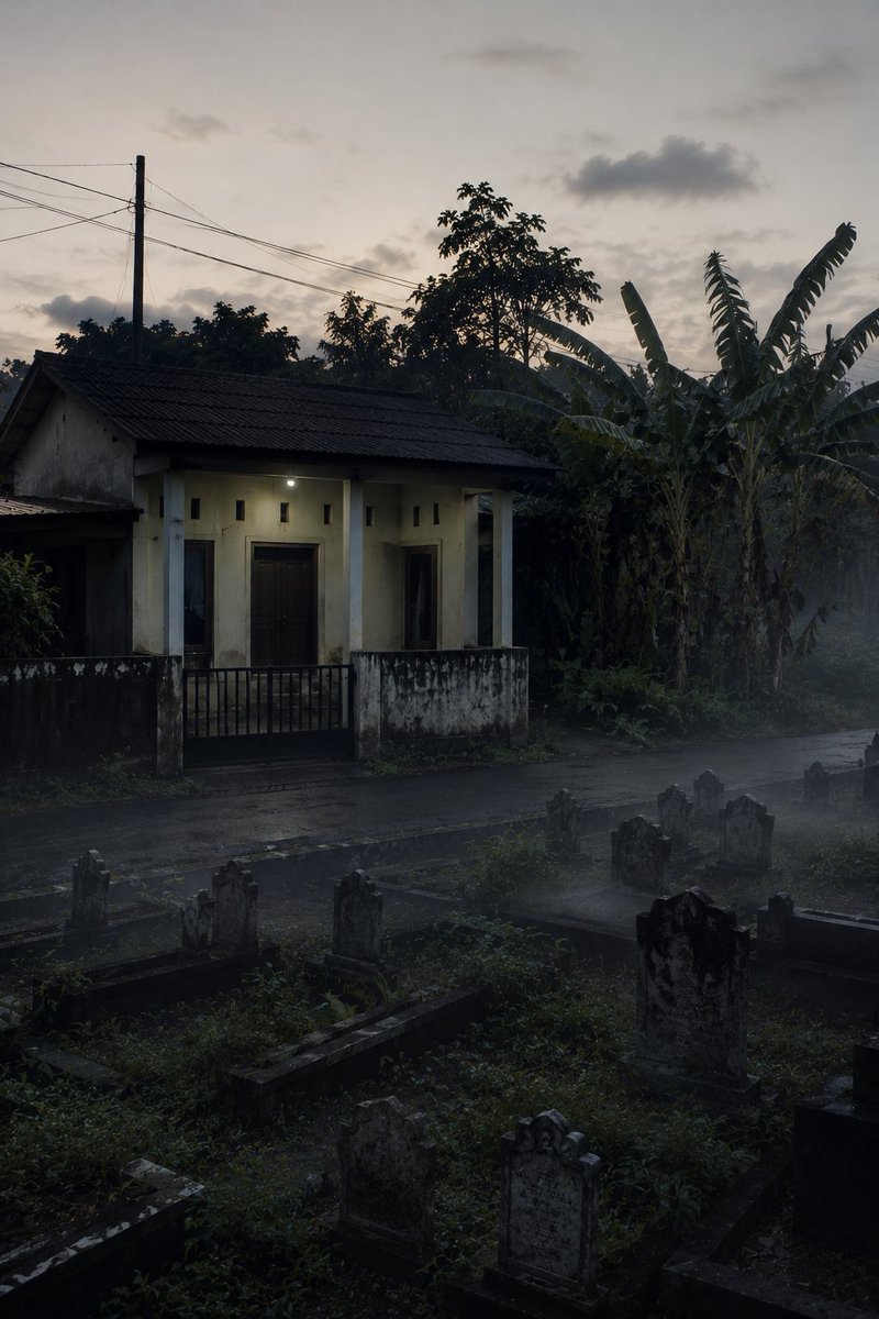 djomuhammad's tweet photo. TINGGAL DI KONTRAKAN MURAH DEPAN KUBURAN

“Mbak… ini saya, dulu tetangga sebelah kontrakan njenengan. Saya sebenarnya dari dulu mau ngomong, tapi baru berani sekarang. Lebih baik kamu cepet tinggalkan kontrakan itu mbak”
— Bu Yuni, tetangga.

@bacahorror @IDN_Horor 
#bacahorror #ceritahoror #ceritaserem #horor