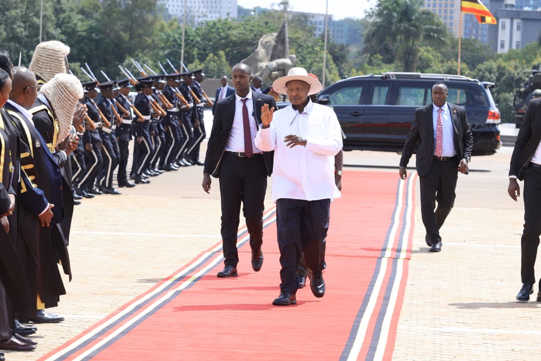PeaceAkol's tweet photo. H.E. the President has arrived at Kololo Ceremonial Grounds ahead of the #SONA2026 address.
Stay tuned for live updates and key highlights. https://t.co/zChg7ldx0i