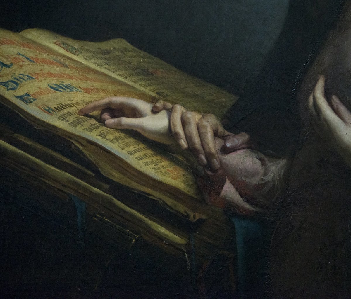 artenpedia's tweet photo. Léon-Marie-Joseph Billardet (French, 1818 - 1862)
Abélard instruisant Héloïse, Detail, 1847
Musée d'Arts de Nantes https://t.co/Dck1GP3deO