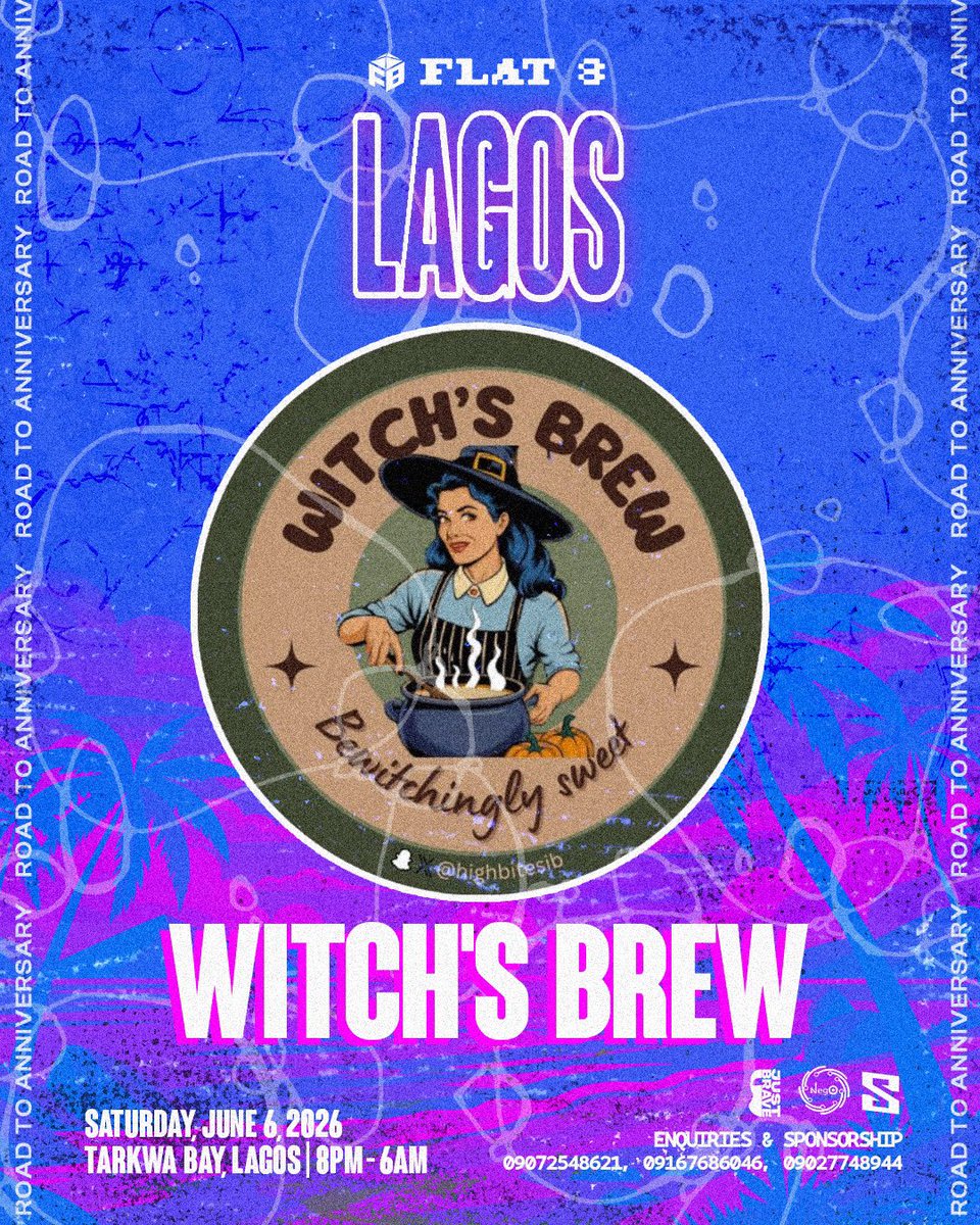highbitesib's tweet photo. Witch’s Brew will be LIVE at Flat8 this weekend, if you’re in Lagos and you’ve always wanted to get one of our products, now is your chance!! See you there! 🧙🏽‍♀️ https://t.co/dW0KkOMyWV