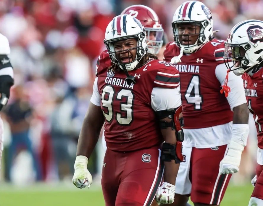 Gamecockswag201's tweet photo. 93 Days until Gamecock Football!! 

Gamecocks Nick Barrett had a great season last year for South Carolina! He was selected in the 5th round pick number 145 overall by the Los Angeles Chargers!! 

2025 Stats: 27 Solo 15 Ast 42 Comb 6.0 TFL 2 Sacks 1 FR 1 TD @NickBarrett15 https://t.co/E8ExXFtttf