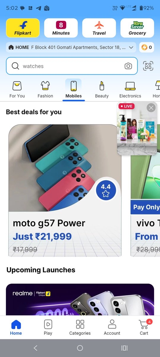 Noob_Gagan's tweet photo. @Flipkart @motorolaindia @flipkartsupport

Marketing at its Peak.

Mrp - 17999 ❌
Selling Price -Just 21999 ✅

@flipkartsupport do you think consumers are 🤡🤡.
You guys increased the price of even basic smartphones. Worst @motorolaindia @Flipkart 
#Mehngai #MotoChorHai #Bug https://t.co/eGmfrZqybR
