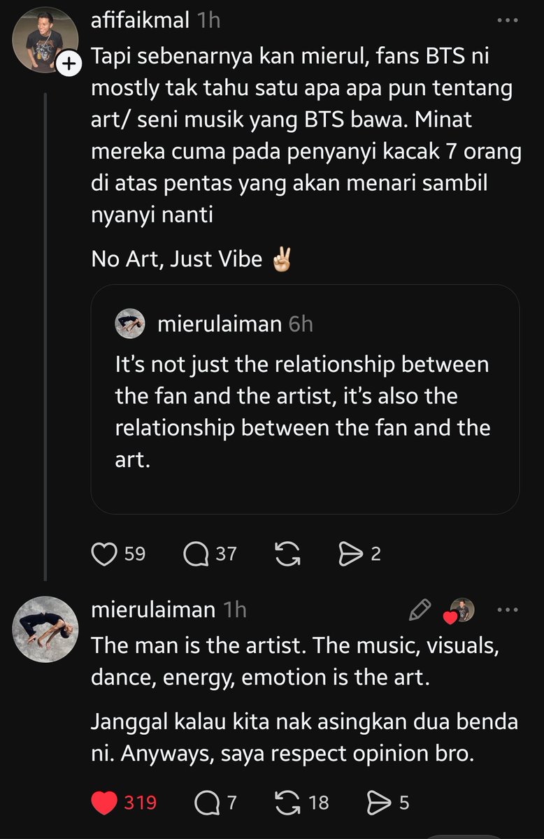 kthloveme's tweet photo. update, he defended bangtan and army weh😭💘 https://t.co/VdCtXknHbl