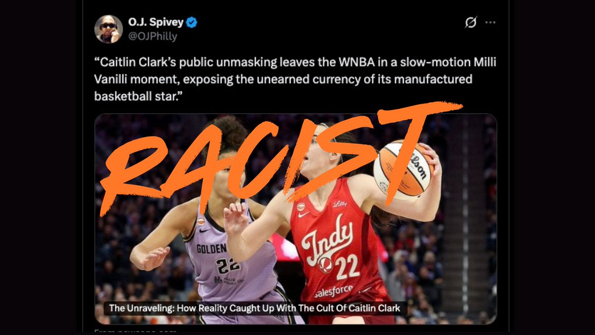 SportsPatriotUS's tweet photo. I am not linking the article because I have no interest in rewarding race-bait with traffic. 

But I am absolutely here to set the record straight and be a loud voice against racism of any kind.

But anyone who wants to read it can go find it and see exactly what happens when legitimate basketball criticism gets buried under a deeply racialized attack on Caitlin Clark, her fans, and the people who recognize her impact.

But since apparently people are allowed to publish racist, non-basketball attacks on Caitlin Clark and pretend they are serious sports analysis, I thought I would correct the record.

Not as someone who thinks Caitlin is perfect.

She is not.

She turns the ball over too much at times.

She has rough shooting nights.

She can be targeted defensively.

She gets visibly frustrated.

She still has to grow as a professional guard.

All fair.

All basketball.

But this article is not really about basketball.

It is about race.

The author does not simply argue that Caitlin Clark has flaws. That would be normal. Every great young player has flaws.

He argues that Caitlin’s rise is built on whiteness, entitlement, media protection, and a fan base supposedly driven by resentment rather than basketball.

That is not analysis.

That is racial grievance dressed up in sports language.

And it deserves to be called out.

Because here is the problem with that argument:

Caitlin Clark was not manufactured by the WNBA.

She was not invented by Nike.

She was not created by television executives.

She became impossible to ignore because people watched her play basketball and could not look away.

The range was real.

The passing was real.

The vision was real.

The pace was real.

The shot-making was real.

The creativity was real.

The gravity was real.

The impact was real.

Caitlin Clark became the NCAA Division I all-time leading scorer with 3,951 career points.

She won national player of the year awards.

She helped turn Iowa games into national television events.

She entered the WNBA and immediately became one of the biggest business drivers the league has ever seen.

In 2024, the WNBA had its most-watched regular season in 24 years, its highest attendance in 22 years, and record merchandise sales.

This year, Caitlin became the fastest player in WNBA history to reach 500 career assists, doing it in 59 games.

Those are not myths.

Those are facts.

So yes, criticize the turnovers.

Criticize the defense.

Criticize the shot selection.

Criticize the bad games.

Criticize the reactions.

But do not insult everyone’s intelligence by pretending her popularity is some empty racial hallucination.

That is where the author loses the plot.

A player can be imperfect and still be generational.

A player can struggle and still have gravity.

A player can have bad nights and still change the economics of a league.

A player can need development and still be the most important player in the sport’s growth.

Those things can all be true at the same time.

That is called sports.

What this article does is different.

It takes legitimate basketball criticisms and buries them under race.

It takes a young player’s flaws and turns them into a racial indictment.

It takes fans who enjoy her style of play and paints them as a grievance movement.

It takes the most obvious basketball and business phenomenon women’s basketball has seen in years and reduces it to identity politics.

That is not brave.

That is lazy.

And yes, when you reduce an athlete’s talent, popularity, fan base, and value primarily to skin color, that is racist.

I do not care which direction it comes from.

If your standard changes depending on which race is being attacked, you do not oppose racism.

You just want permission to use it.

Caitlin Clark does not need to be protected from criticism.

She needs to be protected from dishonest criticism.

There is a difference.

If you want to say she needs to reduce turnovers, fine.

If you want to say she needs to defend better, fine.

If you want to say she needs to manage her emotions better, fine.

If you want to say she has not yet earned a professional GOAT conversation, fine.

Those are basketball arguments.

But if your argument is that Caitlin Clark is a manufactured symbol of white entitlement, then you are not breaking down basketball.

You are proving why this conversation has become so poisoned.

Because millions of people did not start watching Caitlin Clark because they were handed a racial assignment.

They watched because she made basketball exciting.

Deep threes.

Hit-ahead passes.

Court vision.

Swagger.

Pace.

Creativity.

Risk.

Emotion.

A style of play that made people stop scrolling and pay attention.

That does not mean other great players should be ignored.

A’ja Wilson is great.

Breanna Stewart is great.

Napheesa Collier is great.

Paige Bueckers is great.

Aliyah Boston is great.

JuJu Watkins is coming.

Women’s basketball has elite talent everywhere.

But elevating Caitlin Clark does not erase them.

And recognizing Caitlin’s impact does not require insulting theirs.

That is another false argument.

The truth is simple:

Caitlin Clark did not damage women’s basketball.

She expanded the audience.

She brought new fans.

She raised the stakes.

She forced the WNBA into mainstream scrutiny.

She made people care who had never cared before.

And now that the spotlight is brighter, some people are furious that the player who brought it does not fit the story they wanted to tell.

That is what this article really reveals.

Not Caitlin’s “unmasking.”

The author’s resentment.

Because Caitlin Clark is not perfect.

But she is not a fraud.

She is not a myth.

She is not white mediocrity.

She is a generational basketball talent with real flaws, real growth ahead, and a real impact that cannot be erased by racialized insults disguised as commentary.

So let’s correct the record.

Basketball criticism is fair.

Racist framing is not.

Caitlin Clark should be judged by the same standard every great athlete should be judged by:

Talent.

Skill.

Toughness.

Leadership.

Production.

Impact.

Growth.

Winning.

Not resentment.

Not labels.

Not identity politics.

Not some writer’s need to turn a basketball phenomenon into a racial grievance column.

Women’s basketball deserves better than that.

The fans deserve better than that.

And yes, Caitlin Clark deserves better than that.