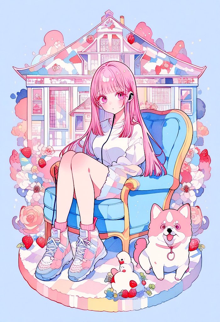 リラックスタイム😌 #AIイラスト