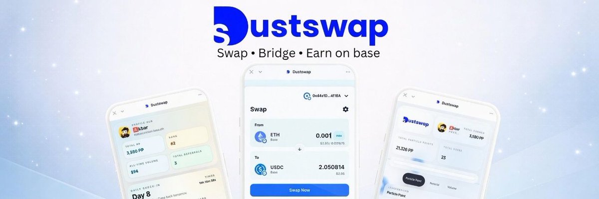 DrapGam's tweet photo. Just discovered @DustSwap and I'm excited to see what the team is building. Looking forward to the upcoming features, community growth, and the future of the ecosystem. 🚀 #DustSwap #Web3 #DeFi https://t.co/MKVTnwsi6g