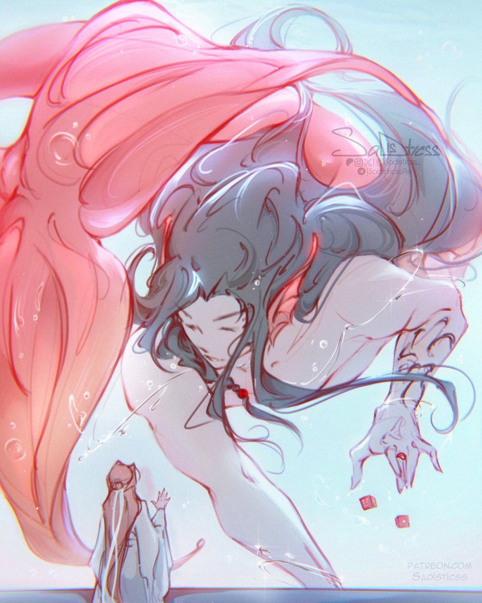 sadisticss_'s tweet photo. - My beloved, you came to me.. 
#TGCF #hualian #mermay https://t.co/aVAEfqidhG