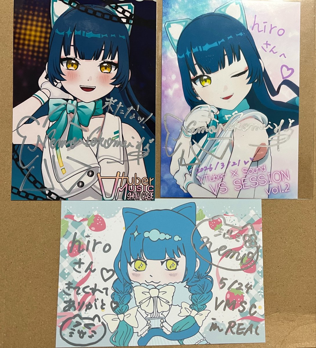 hiroさん～！getありがとうーーー！！！✨ チェキは同じ表情&背景な