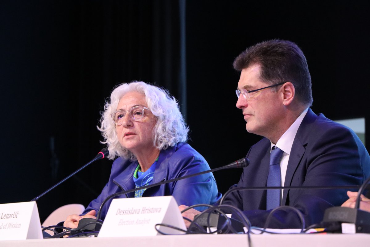 oscepa's tweet photo. Preparations continue in Yerevan ahead of #Armenia's 7 June parliamentary elections. 
Today, OSCE PA Special Co-ordinator Farah Karimi addressed @OSCE  short-term observers and met with @osce_odihr  Election Observation Mission Head @JanezLenarcic https://t.co/lEpZa62Dsn