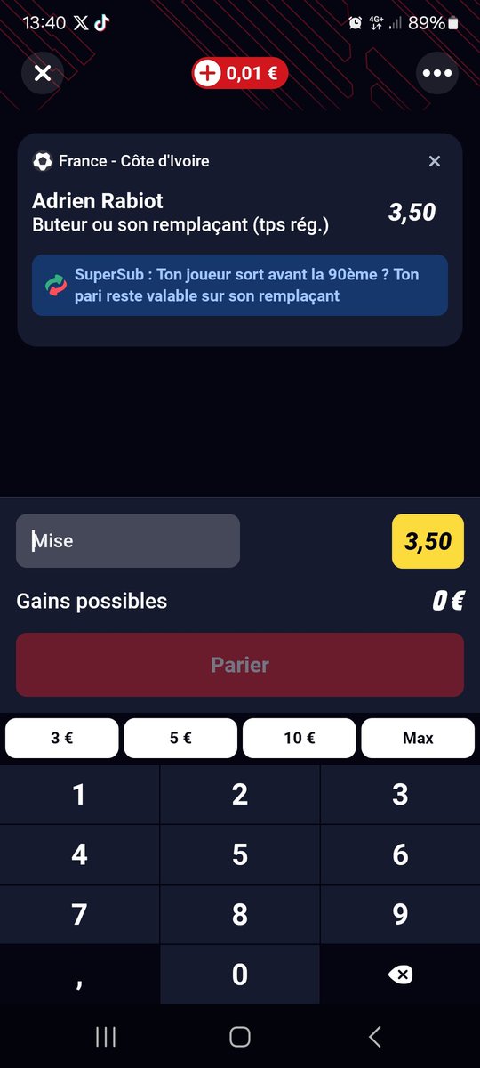 Omega84065's tweet photo. @Betclic Omega84100 
J'aimerais bien poser un pari exotique https://t.co/l3U65ayg0D