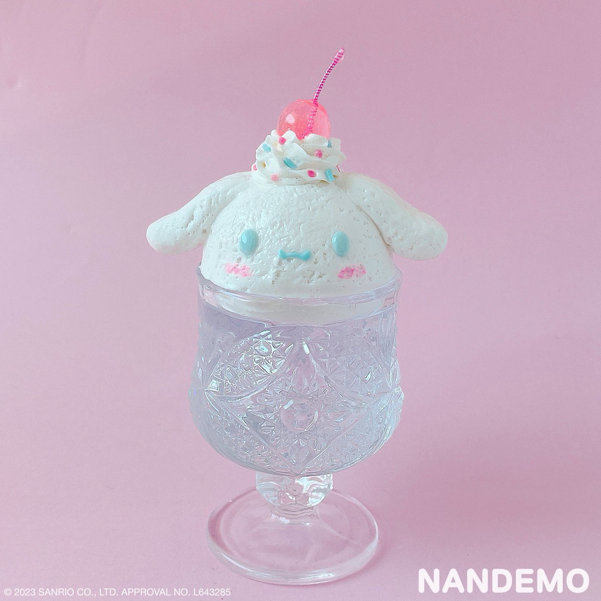 nandemo_ice's tweet photo. 🛒NANDEMO ONLINE SHOP入荷情報🛒

NANDEMO×SANRIO CHRACTERS コラボのクリームソーダオブジェの予約販売を行います。
🤍販売予定キャラクター🤍

🍨シュガーバニーズ しろうさ
⚠️画像にはくろうさもございますが、
くろうさの販売は今回はありません。

🍨マイスウィートピアノ
🍨マイメロディ
🍨クロミ
🍨シナモロールetc...
数に限りがあり、
不定期の販売のためお見逃しなく🙇‍♀️

予約販売日時 2026年6月7日 (日) 20:00～START

発送開始予定表日6月14日(日)より順次発送

https://t.co/OFCEaWJz4Z