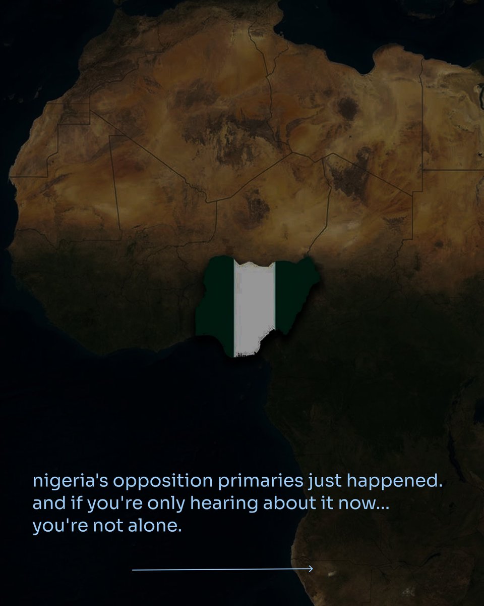 theoffscriptfm's tweet photo. The opposition primaries have happened.

The campaigns are coming.

The political ads are coming.

The arguments are definitely coming. 😭

But before all that, here’s a simple breakdown of some of the key political figures shaping Nigeria’s 2027 conversation.

#Nigeria2027 https://t.co/MeNiCTwH3d