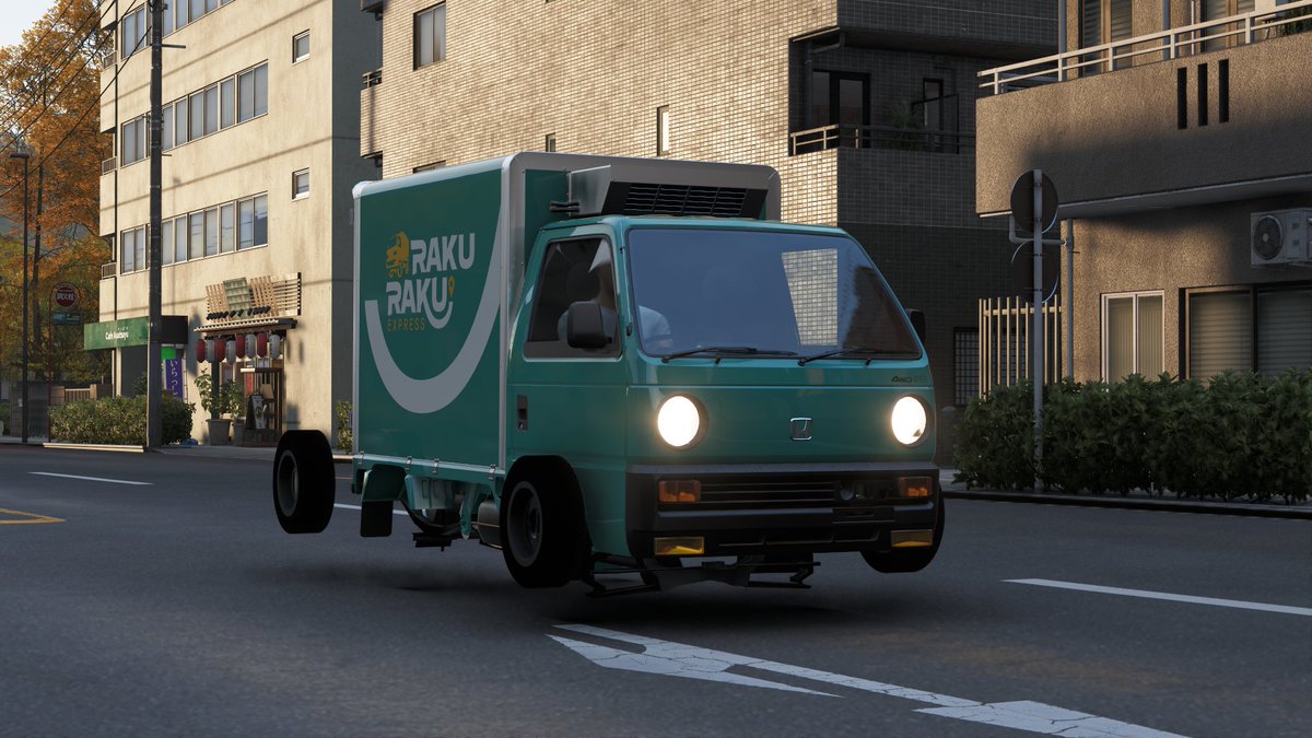 wanvia's tweet photo. デリバリーでもバグ発生 #ForzaHorizon6 https://t.co/EJqHD2HE0t