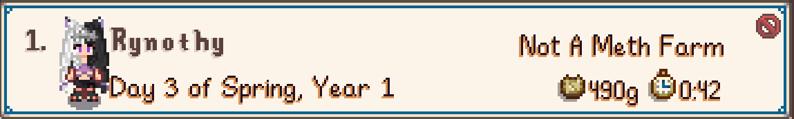 Rynfrei's tweet photo. i have started a fresh playthrough of Stardew Valley https://t.co/70y7lNAixM