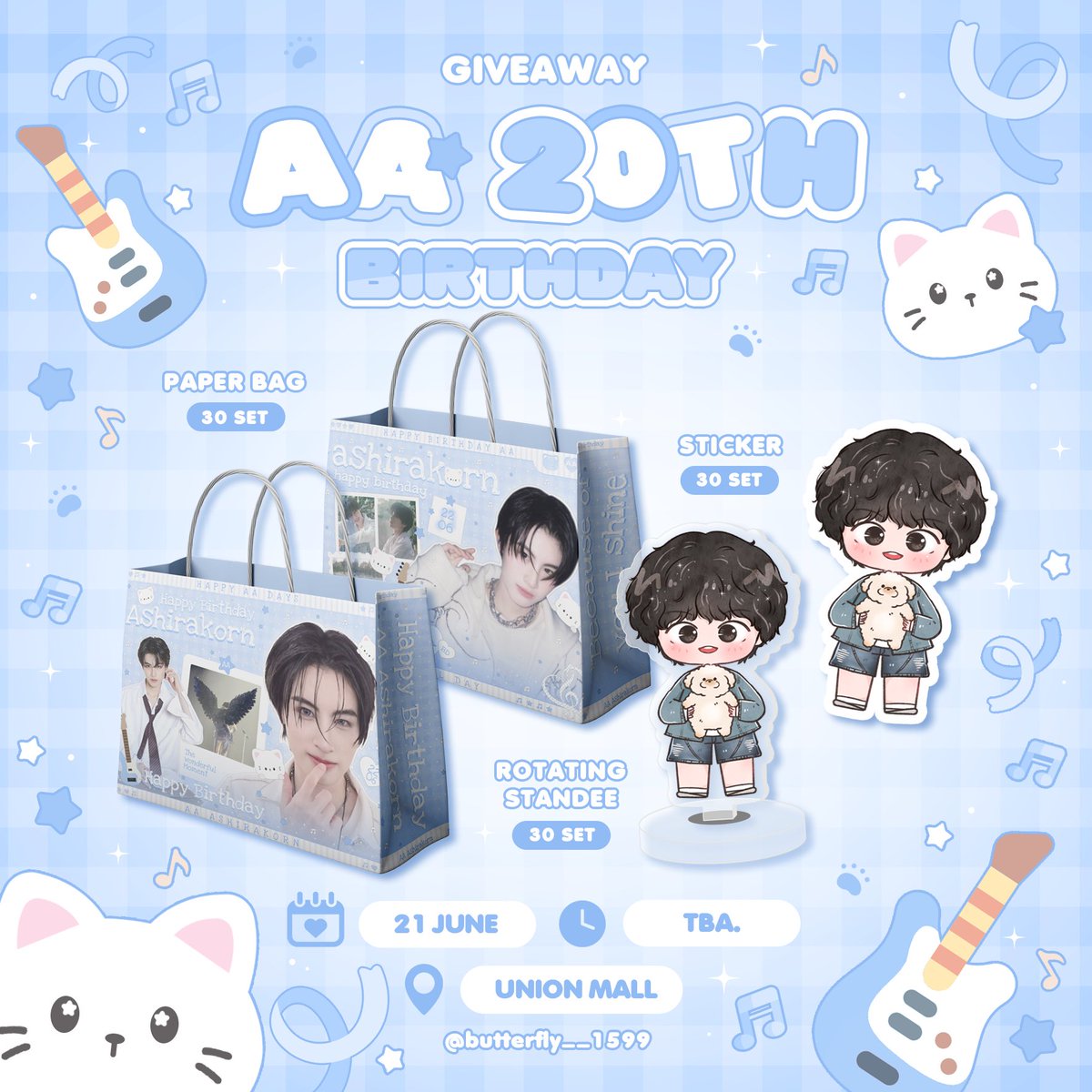 butterfly__1599's tweet photo. 𝘱𝘭𝘴 𝘬𝘪𝘯𝘥𝘭𝘺 𝘳𝘵 🎀₊⊹
𝘎𝘪𝘷𝘦𝘢𝘸𝘢𝘺 𝘧𝘰𝘳  #AA20thStreetRockArea 

🎀 𝘰𝘯𝘭𝘺 𝟥𝟢 𝘴𝘦𝘵 ⋆˚ 𝜗🐈𝜚˚⋆

🛁 : 𝟤𝟣 𝘑𝘶𝘯𝘦 𝟤𝟢𝟤𝟨
🧺 : 𝘜𝘯𝘪𝘰𝘯 𝘮𝘢𝘭𝘭
🧸 : 𝘵𝘣𝘢.
🛒 : 𝘳𝘵 &amp; 𝘴𝘩𝘰𝘸 𝘵𝘩𝘪𝘴 𝘵w͎. ｡˚ ° ⊹ ˚. 🪽 https://t.co/RcKvW6fNec