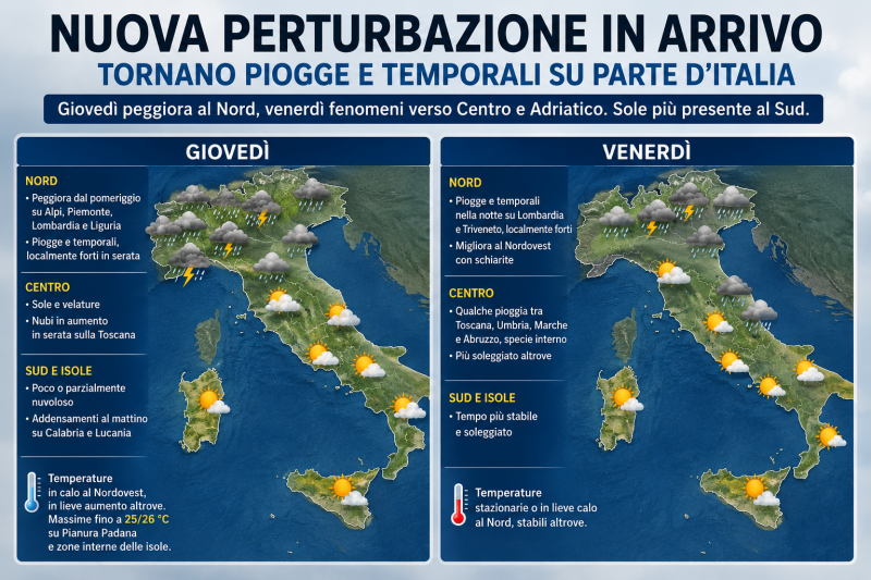 il24ore's tweet photo. Perturbazione sull’Italia: tornano piogge e temporali, ecco le zone più colpite subito

GUARDA QUI: https://t.co/SyIcU9nTJB https://t.co/0zCkS2YUpk