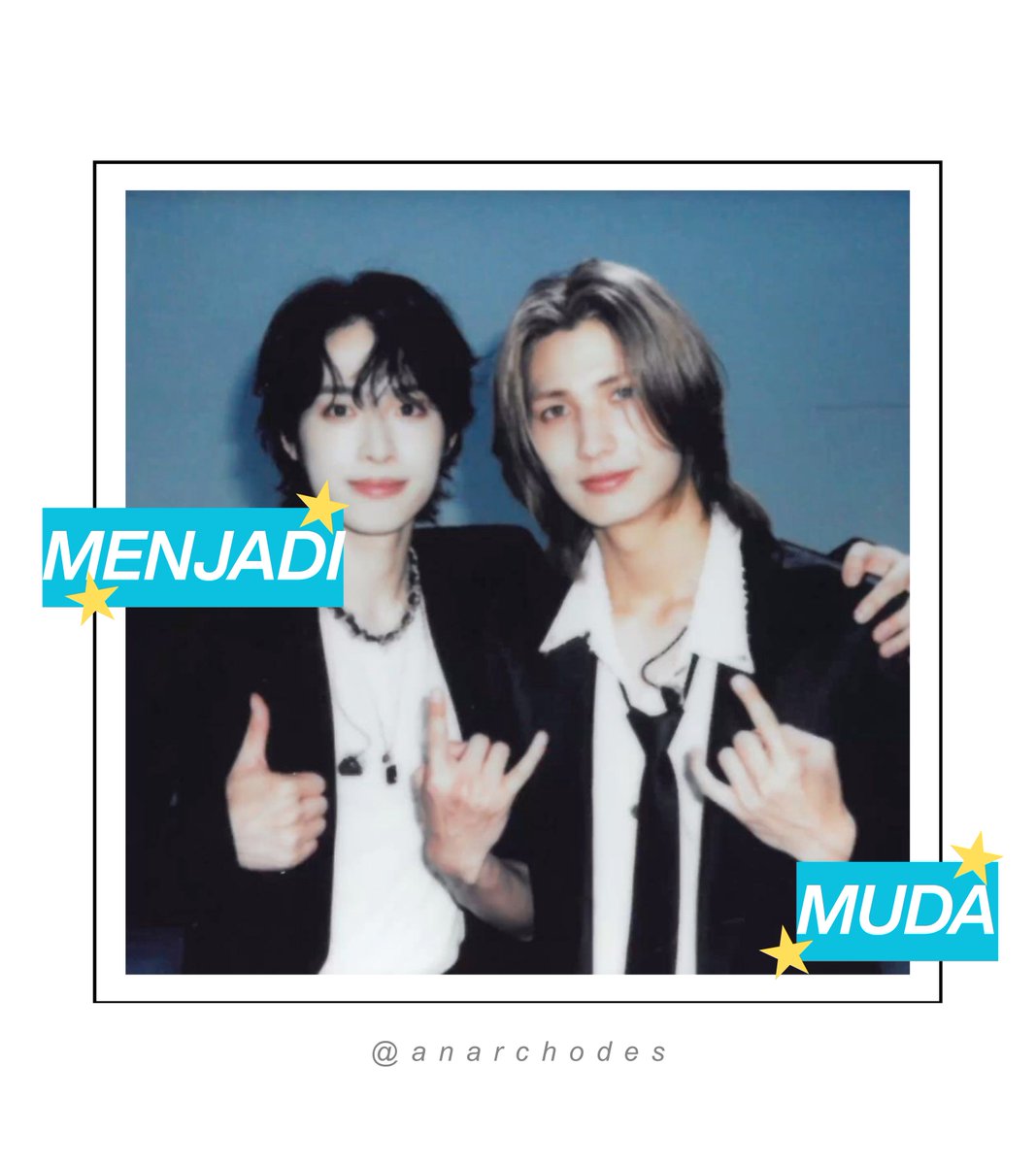 ANARCHODES's tweet photo. ❛ 𝙈𝙀𝙉𝙅𝘼𝘿𝙄 𝙈𝙐𝘿𝘼 ❜
— a jjyuon / jooseok / jooga short fic. 

(1/3) https://t.co/rhUnkrBrip