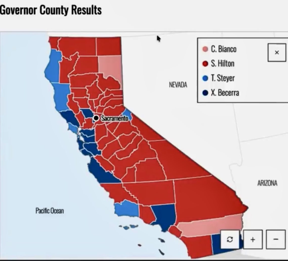 SimpleLifeLMK's tweet photo. American farmers would like to split the state. https://t.co/8WbDTaSvho