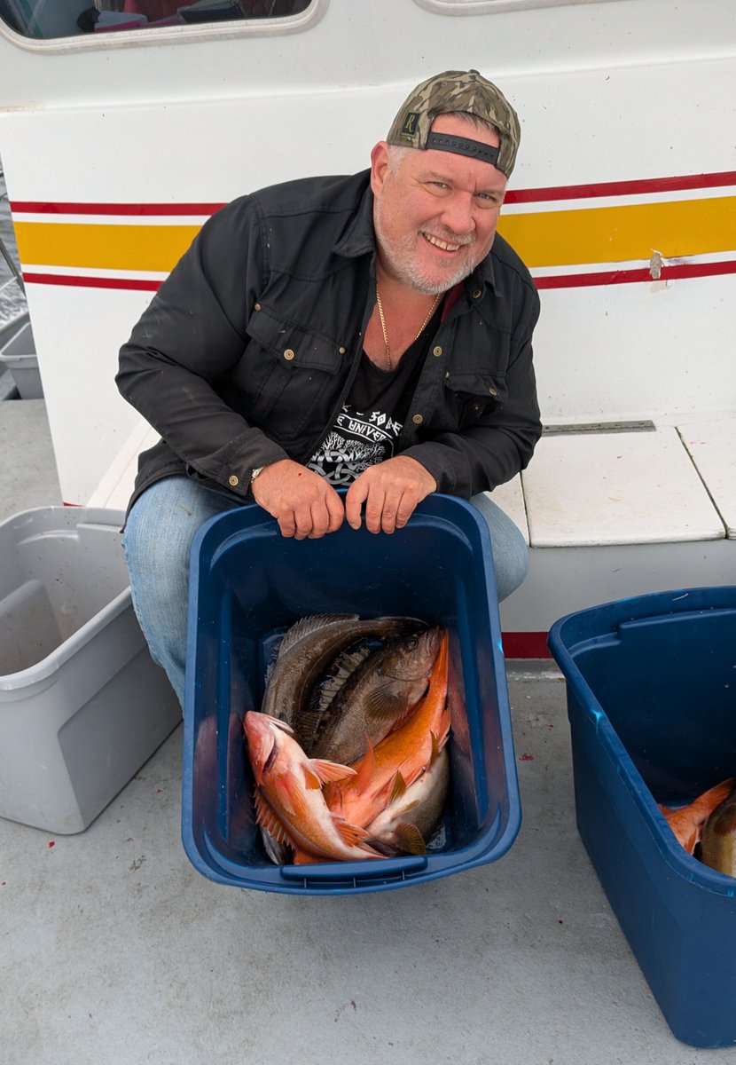 Amicus_Chiron's tweet photo. At the West coast for a couple of weeks,  nice view of the ocean, rented a 2k sq ft home close to the beach. Went deep sea fishing yesterday, caught the limit.  The very last stop right before we left I snagged a big Ling Cod, about 3ft in length and 12lbs.  Great day! Between my and 2 nephews we have about 30lbs of fresh fish we had filleted and vacuum packed, good stuff.  Going ATV riding on the dunes today.