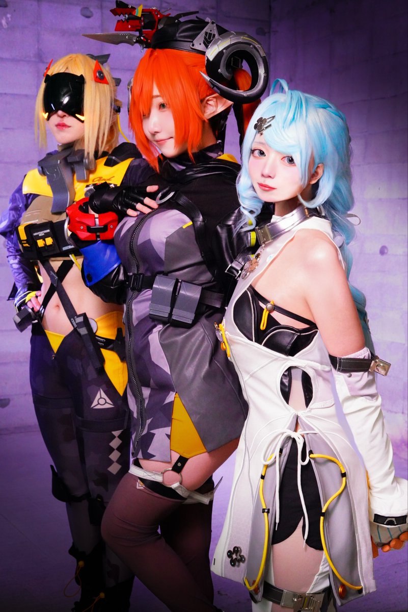 4yu_cream__'s tweet photo. cosplay 

″  Obol Squad  ″

Trigger   ：@fuusencslk2 
Orpheus：@kwskring 
Seed      ：@4yu_cream__ https://t.co/HceWkOqX1t
