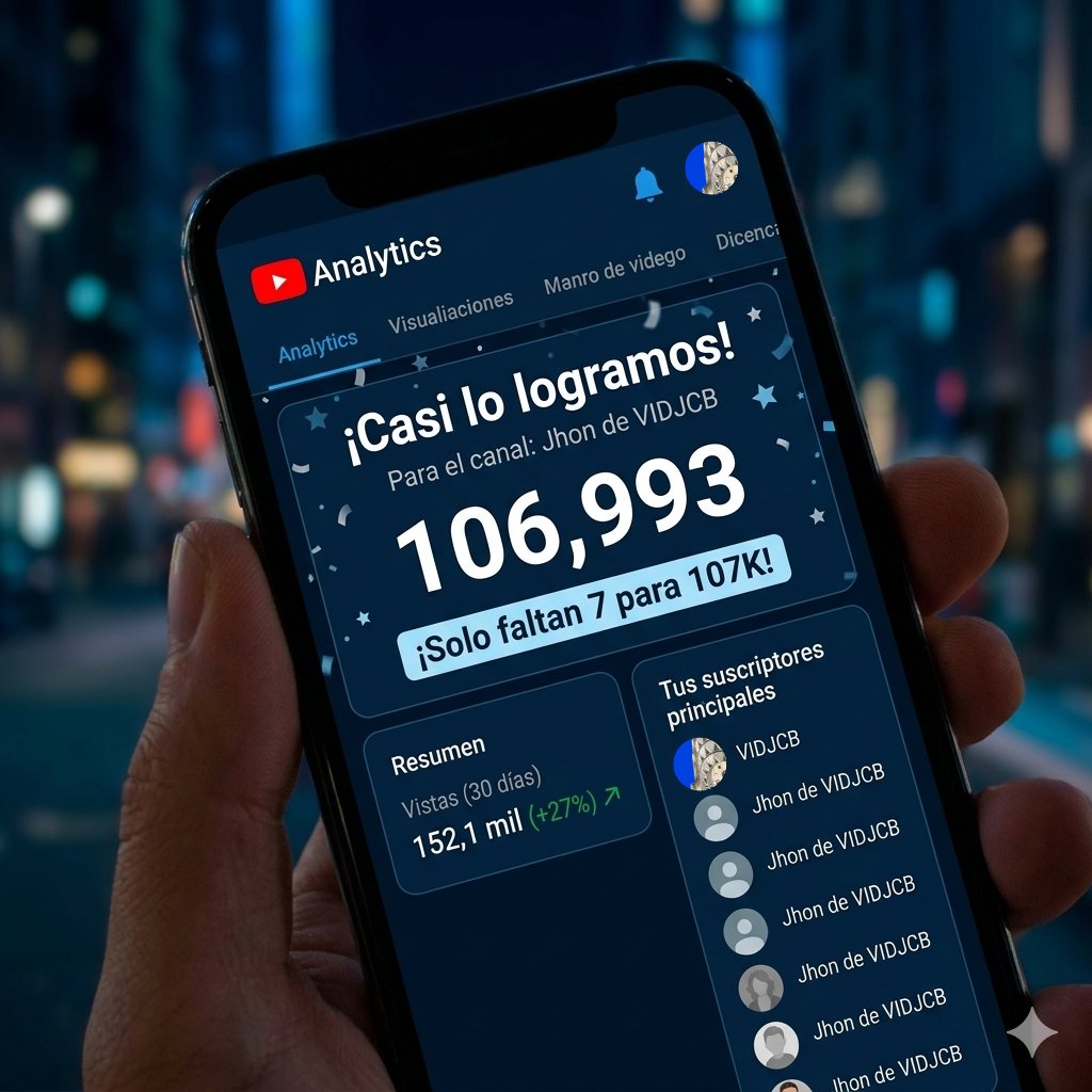 vidjcb's tweet photo. Buenos días. Hoy estamos a 7 nuevos suscriptores de alcanzar 107K sin embargo mi número de suerte es el 5, cuál es tu número favorito?
Para suscribirte
👇🏻🔗
https://t.co/VjI3xi6wU8 https://t.co/fb5n59ESAk