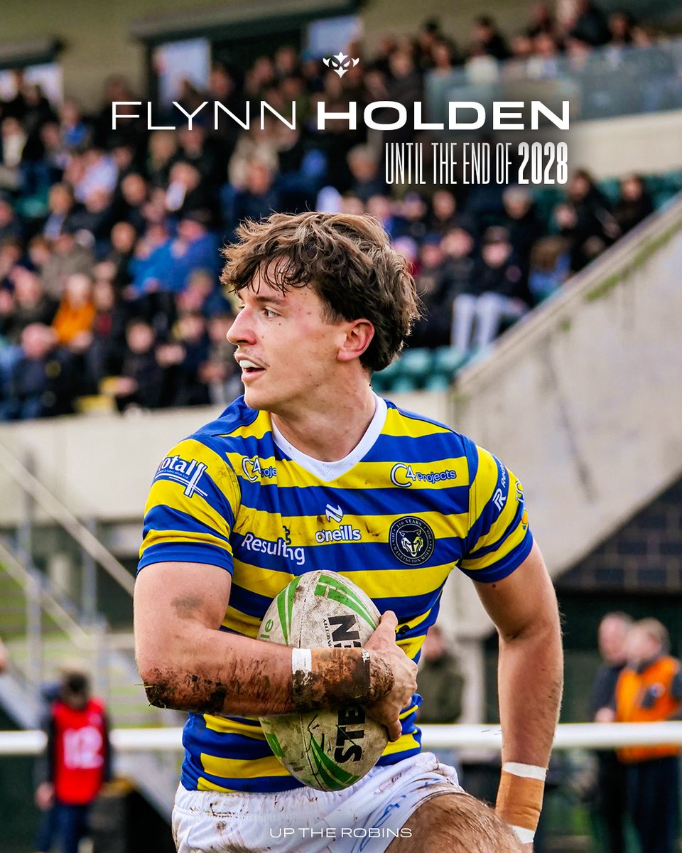 hullkrofficial's tweet photo. Hull KR are delighted to announce the signing of young outside back, Flynn Holden with immediate effect until the end of the 2028 Betfred Super League season.

Welcome to East Hull, Flynn 🫡

Read more 👉 https://t.co/RU8pEHwcj2

#UpTheRobins🔴⚪️ https://t.co/4Ul6aLhkQD
