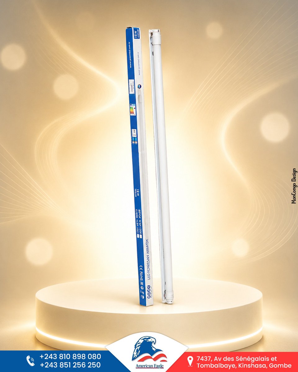 MonCongoRDC's tweet photo. Retrouvez chez American Eagle des articles électriques pratiques : ampoules LED, enrouleurs, réglettes lumineuses et plus encore pour équiper vos espaces efficacement.

Gombe, Kinshasa
+243 810 898 080 | +243 851 256 250 https://t.co/qCCv3qw57D