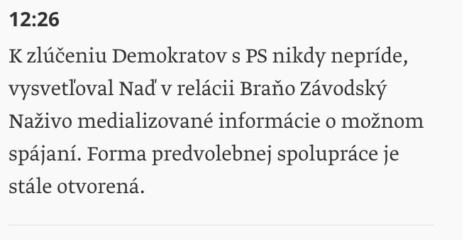 tkottra's tweet photo. 🚨 Spájanie PS a Demokratov utešene pokračuje. https://t.co/Le6irbbafg