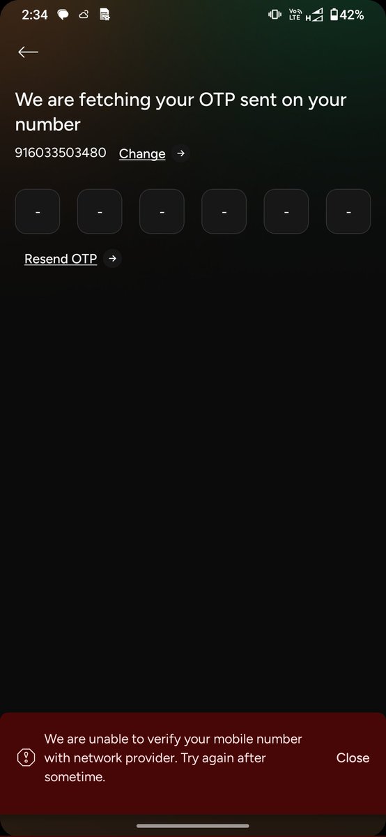 DeepjoyBiswas3's tweet photo. @NPCI_BHIM've been using  bhim for 2yrs but recently my mob was dead for month after that whenever I try to open app it's showing permission is required after giving permission same problem is facing then cleared the storage and reinstalled now showing  unable to verify mob no ? https://t.co/GNIfTILHXP