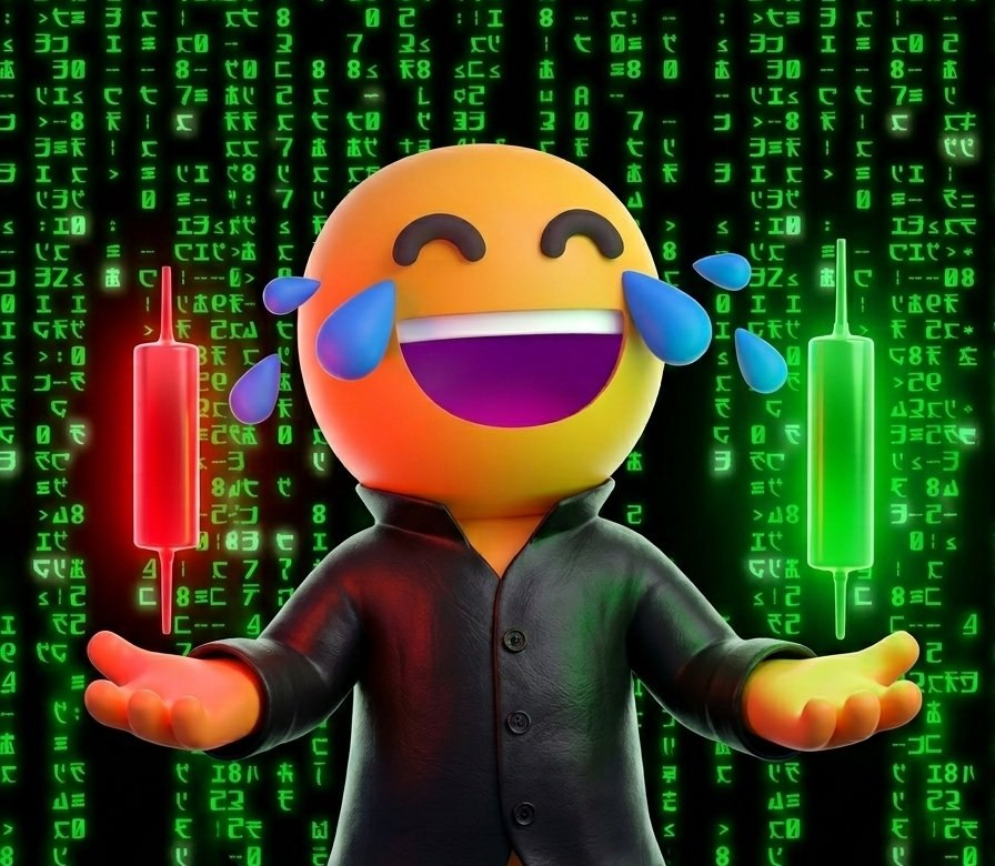 lolonsollol's tweet photo. While traders choose sides. $LOL chooses laughter. 😂 https://t.co/f6xtKChpnP