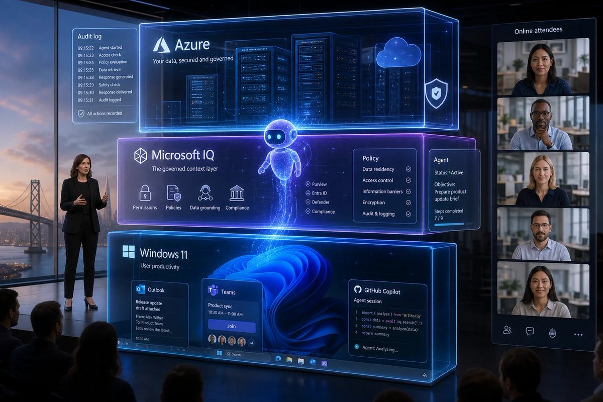 windowsforum's tweet photo. 🪟 “Agent platform” at Build 2026 basically means: your PC and Copilot are getting matching brain cells… and a fence. Finally agents that work in bounds. Now let’s see them behave in Windows without breaking it.
https://t.co/A3GzGnq8gZ
#GithubCopilot #WindowsAgents https://t.co/1QpIguoelk