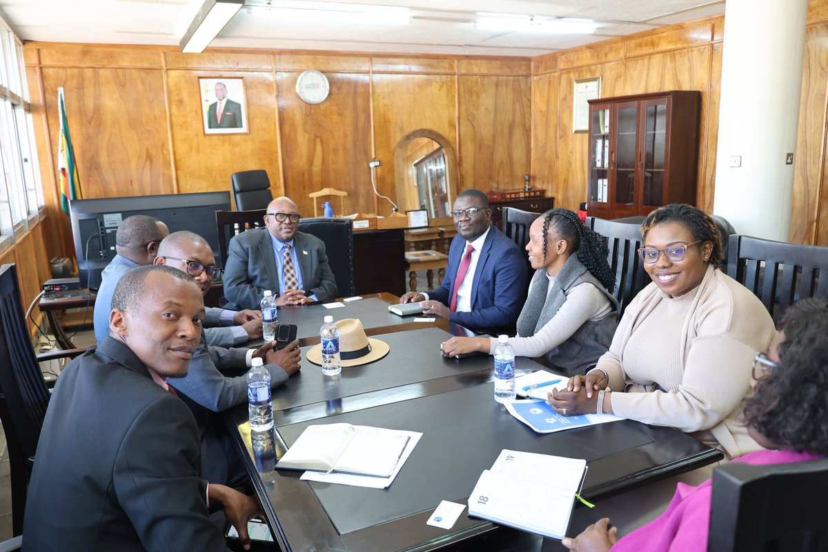 Min_of_IC's tweet photo. The organisation is hosting its Annual Conference in Cape Town on 6-10 October 2026. Today, Board Member, Mr. Kenias Mafukidze met PS Amb. T. Chifamba. Discussions focused on deeper collaboration, unlocking regional, cross-border opportunities &amp; aligning with AfCFTA protocols. https://t.co/JkGzczFmfE
